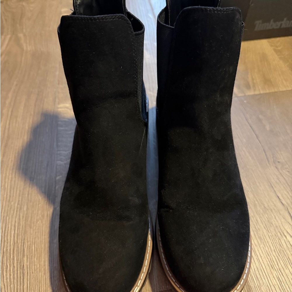 Black Suede Women's Boots